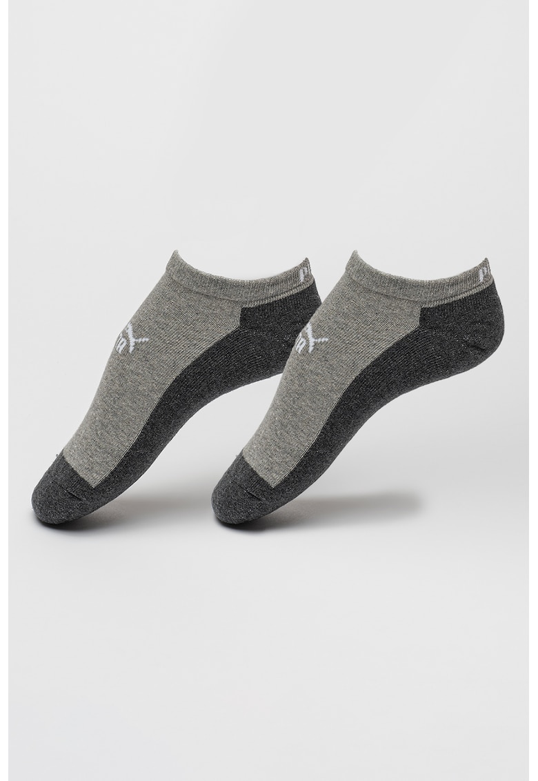 Oferte la Sosete scurte cu logo - Gri inchis melange/Gri melange