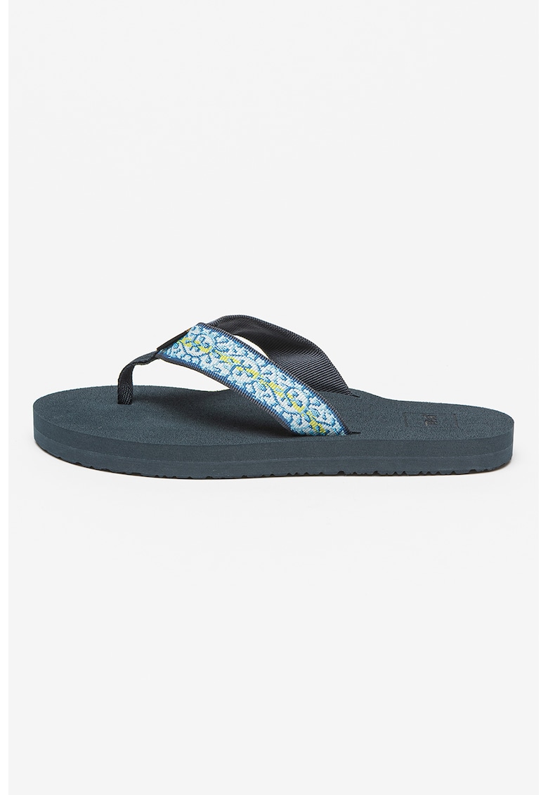 Oferte la Papuci flip-flop din material textil Mush - Albastru