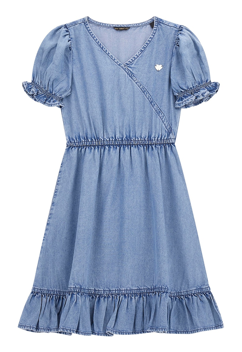 Oferte la Rochie din amestec de lyocell cu croiala A - Albastru lavanda