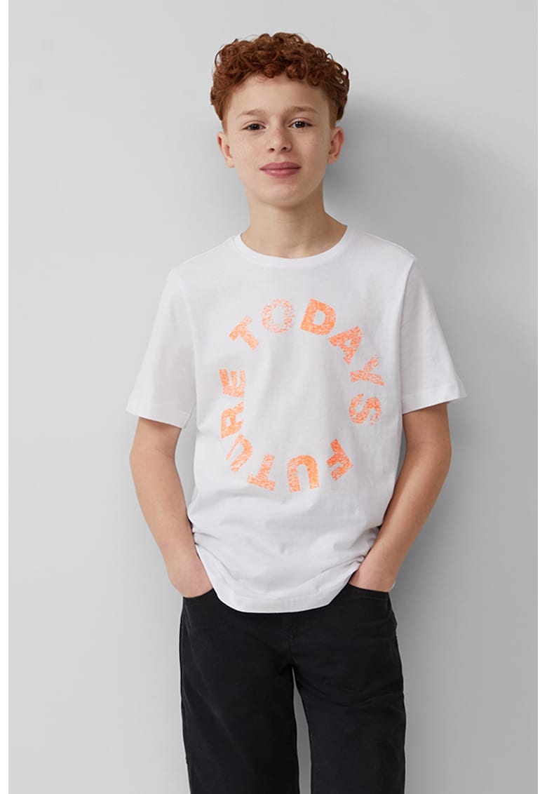 Oferte la Tricou cu imprimeu text - Piersica/Alb murdar