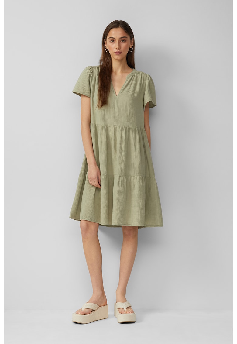 Oferte la Rochie cu maneci scurte - Verde pal