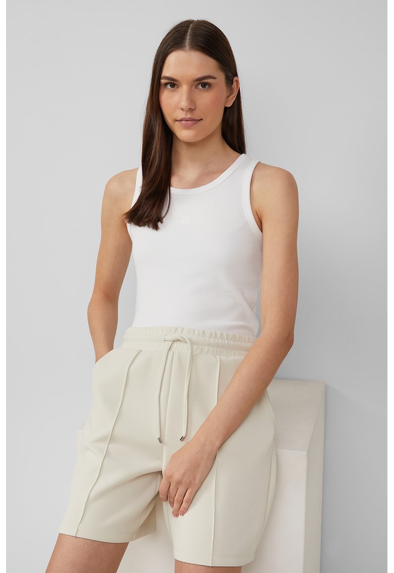 Oferte la Top slim-fit - Alb