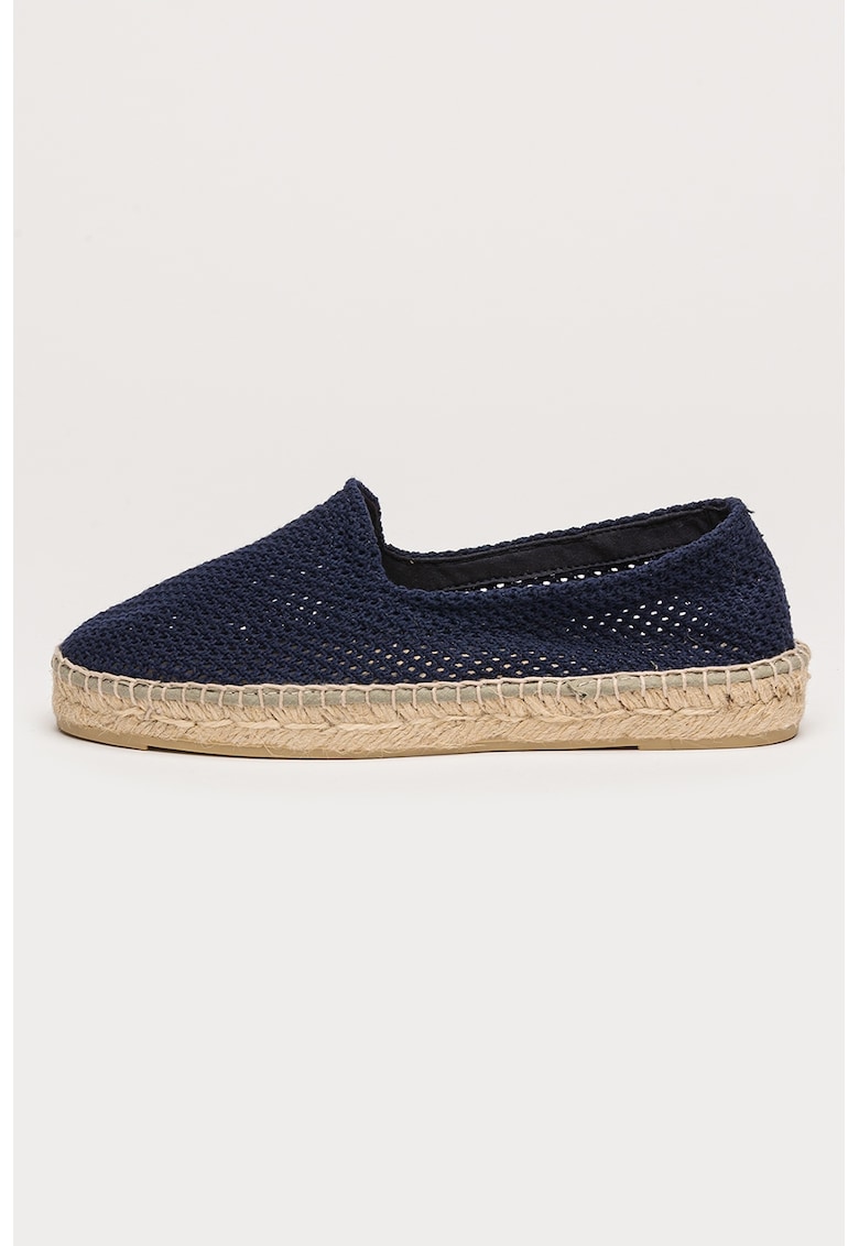 Oferte la Espadrile tricotate cu perforatii - Bleumarin
