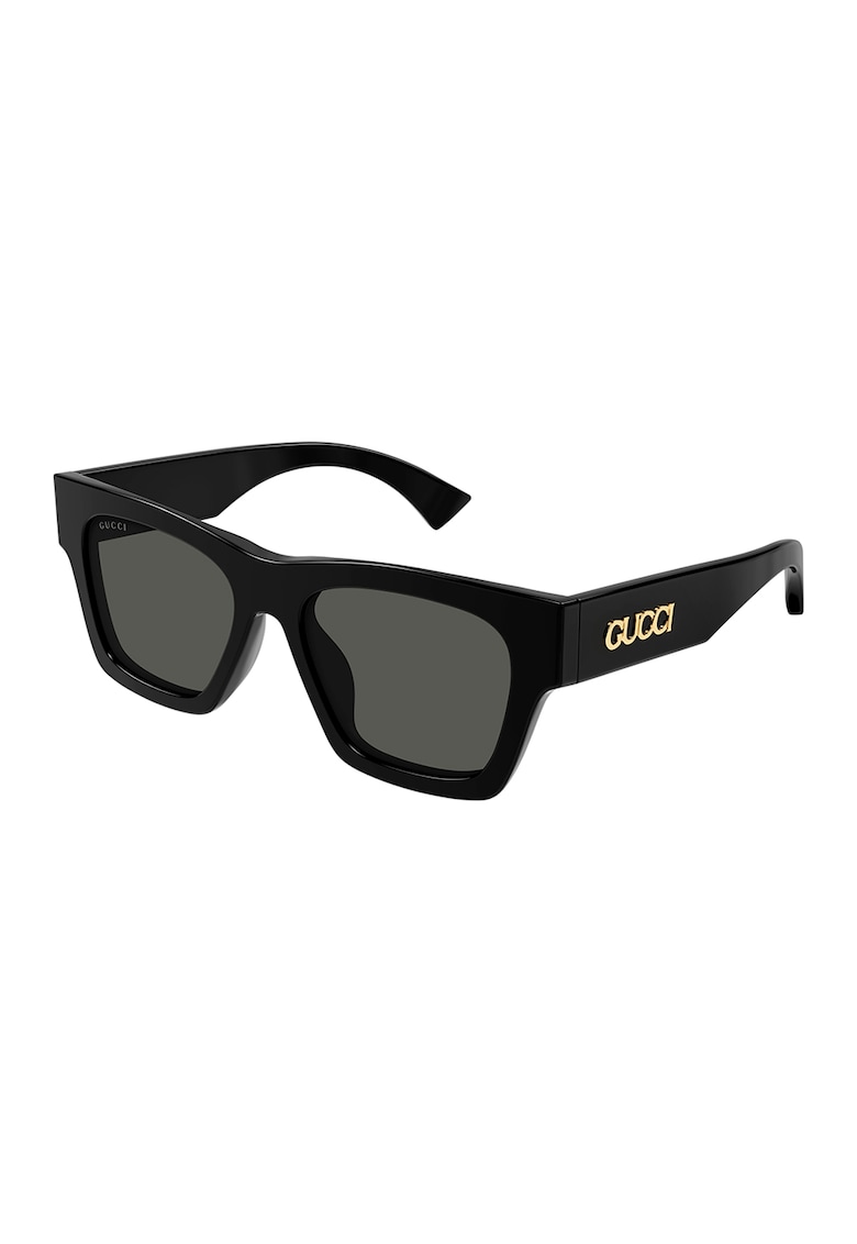 Ochelari de soare cu lentile uni - Auriu/Negru