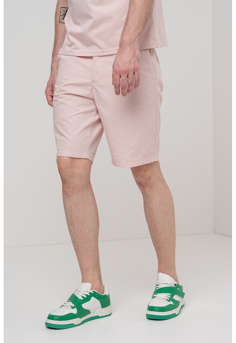 Pantaloni scurti regular fit - Roz pal