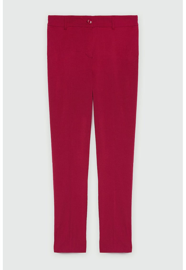 Pantaloni skinny 3/4 - Rosu
