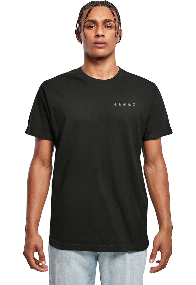 Oferte la Tricou cu imprimeu text - Negru/Gri deschis