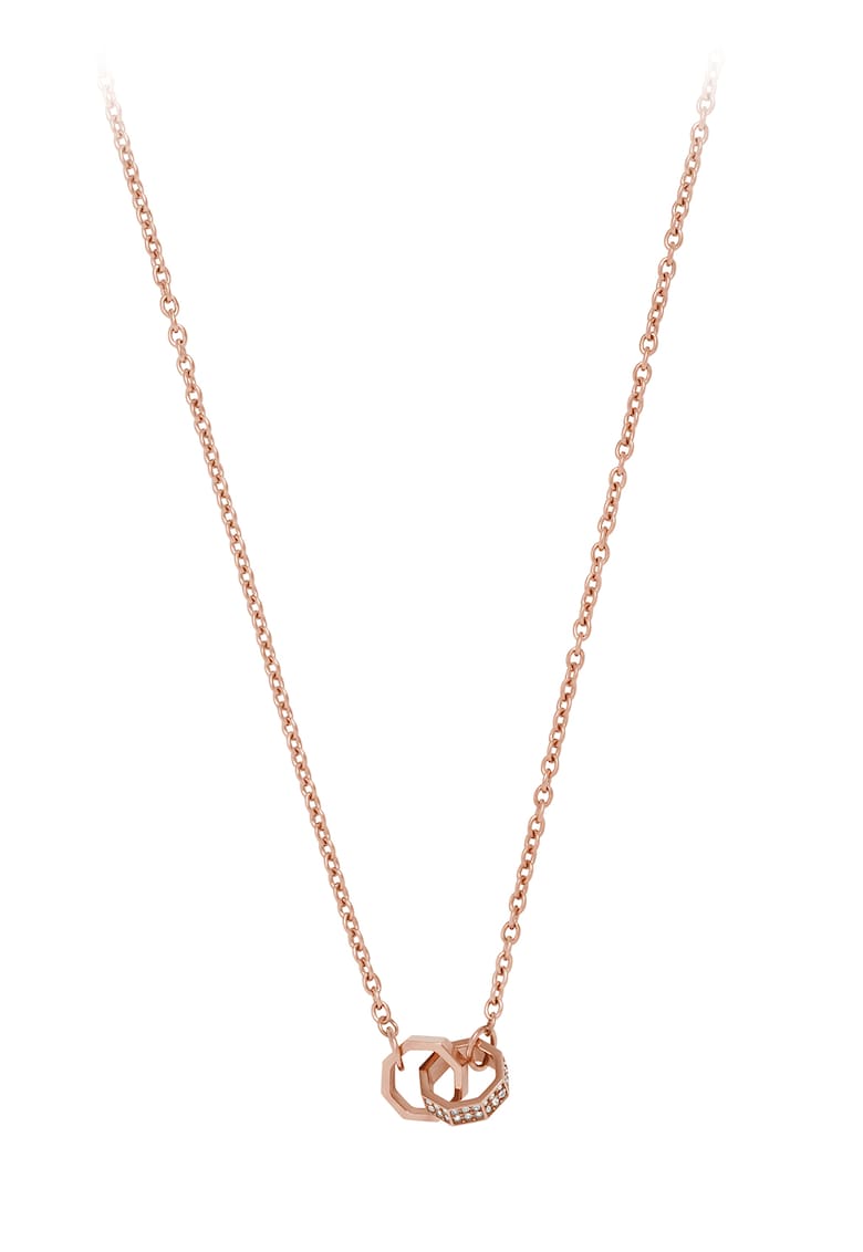 Colier de otel inoxidabil - Auriu rose