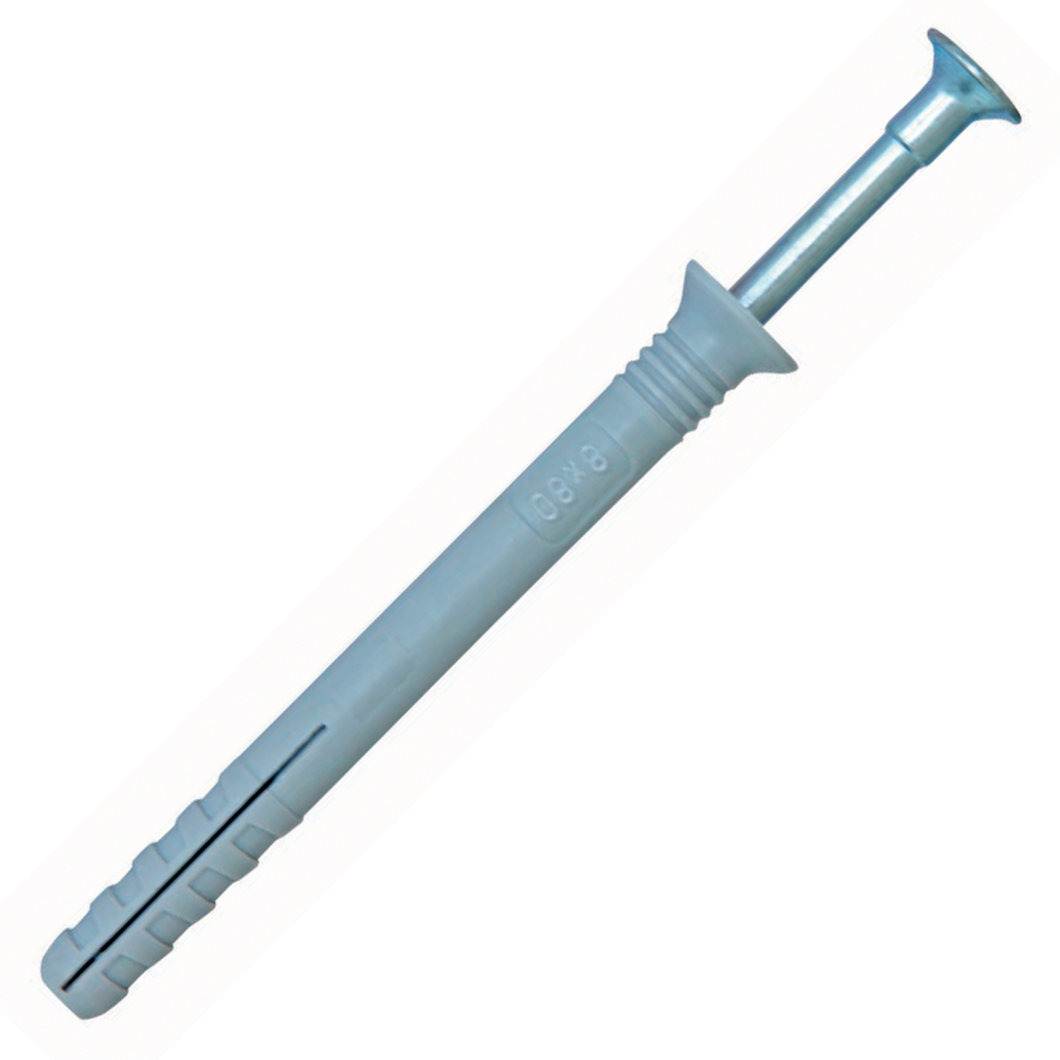 Diblu cap inecat cu surub cui, otel zincat, 6 x 40 mm, 10 buc/punga