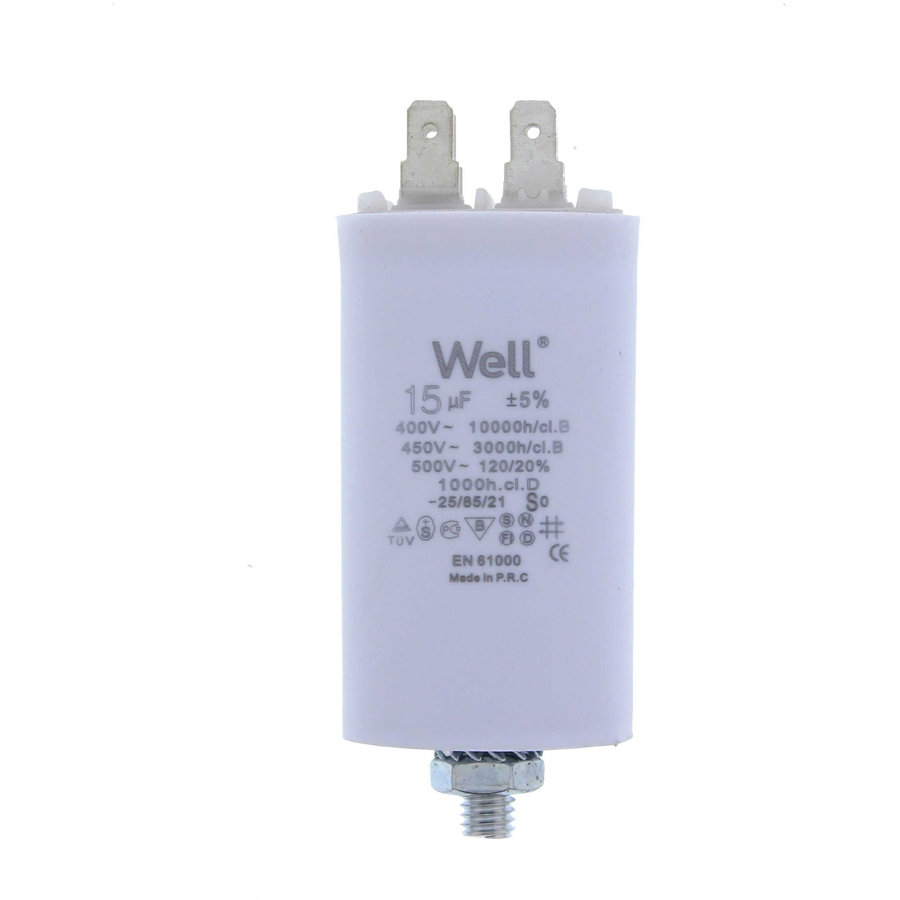 Condensator Pornire Motor 400V 15UF White