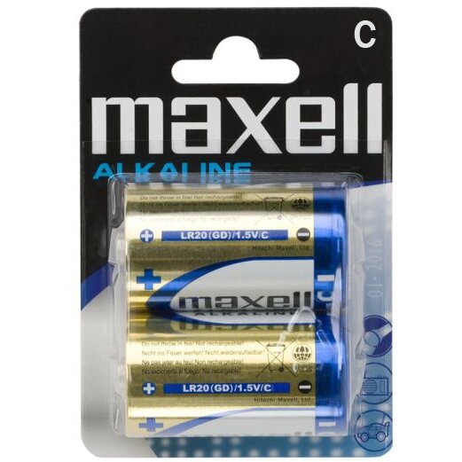 Set 2 Baterii Alcaline 18722 Tip C LR14 1.5V