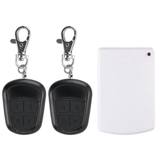 Set radiocomanda cu 4 canale si cod saritor, unitate receptor si doua telecomenzi cu 4 butoane (500m) ACS-146R