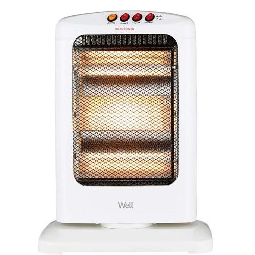 Radiator electric cu halogen Well, 1200W, 3 trepte HTR-HAL-1200-WL / 5948636040722