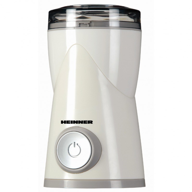 Rasnita electrica Heinner HCG-150P, capacitate: 50g, putere: 150W, carcasa din plastic, lama din ino
