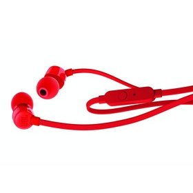 Casti In Ear JBL Tune 110, Cu fir, Rosu