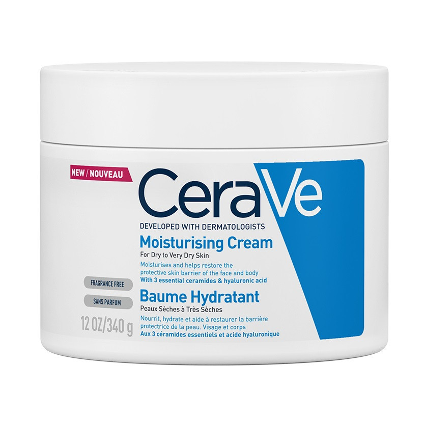 Crema hidratanta pentru fata si corp CeraVe pentru piele uscata si foarte uscata (Concentratie: Crema, Gramaj: 454 g)
