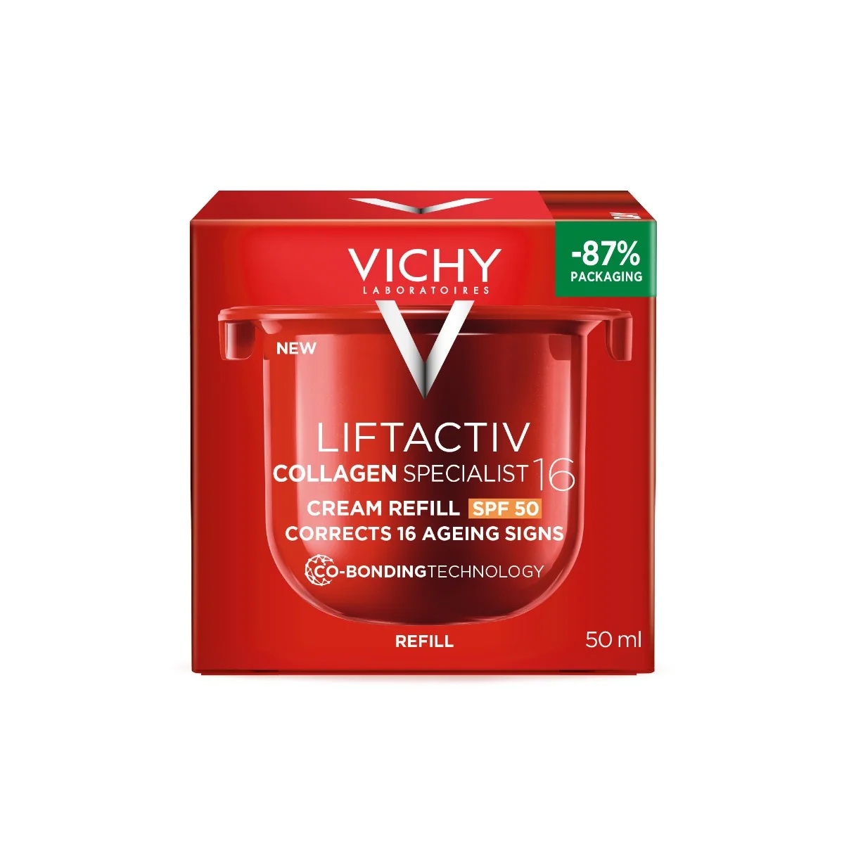 Crema antirid de zi cu SPF 50 Liftactiv Collagen Specialist 16 Vichy, 50 ml (Gramaj: 50 ml Rezerva)