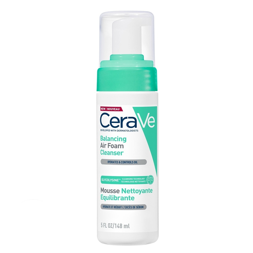 Spuma de curatare reechilibranta pentru ten normal si mixt Air Foam Cleanser Cerave, 148 ml (Gramaj: 148 ml)