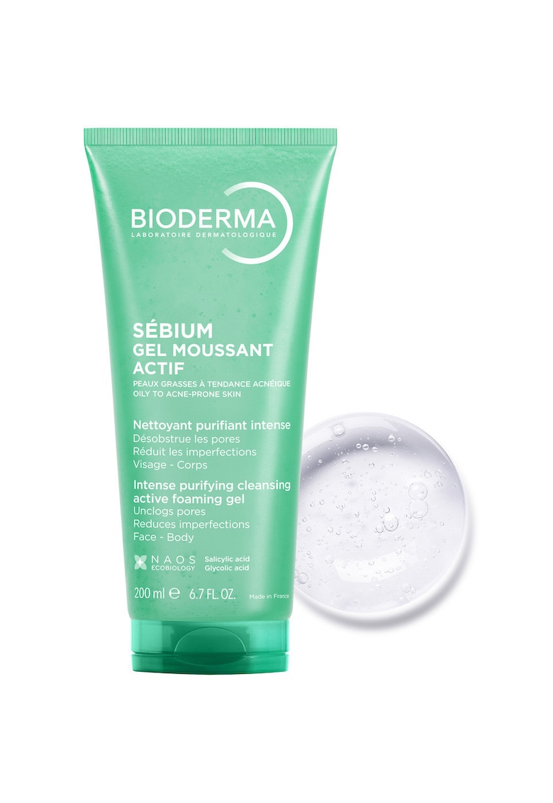 Gel de curatare spumant activ  Sebium pentru ten mixt/gras - 200 ml
