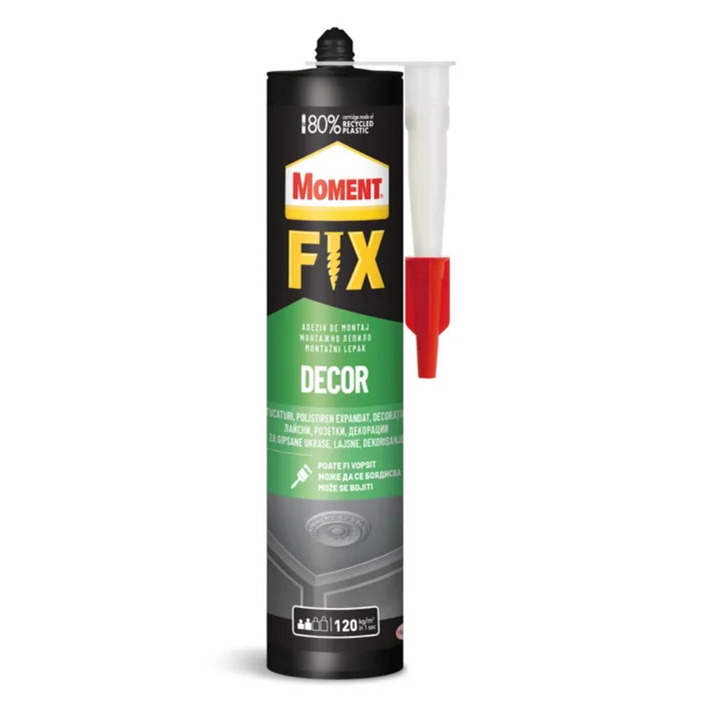 Adeziv pentru polistiren, interior, Moment Fix Decor, alb, 400 gr