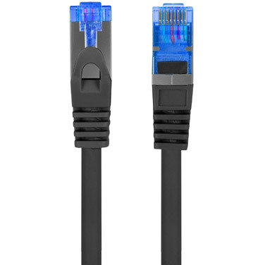 Patchcord S/FTP Cat6A 5m Black