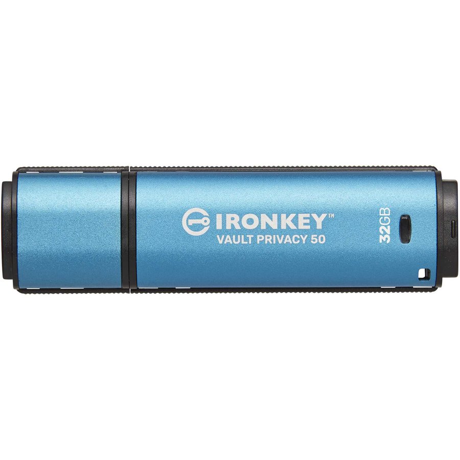 Memorie USB IronKey VP50  32GB USB 3.0 secure Blue