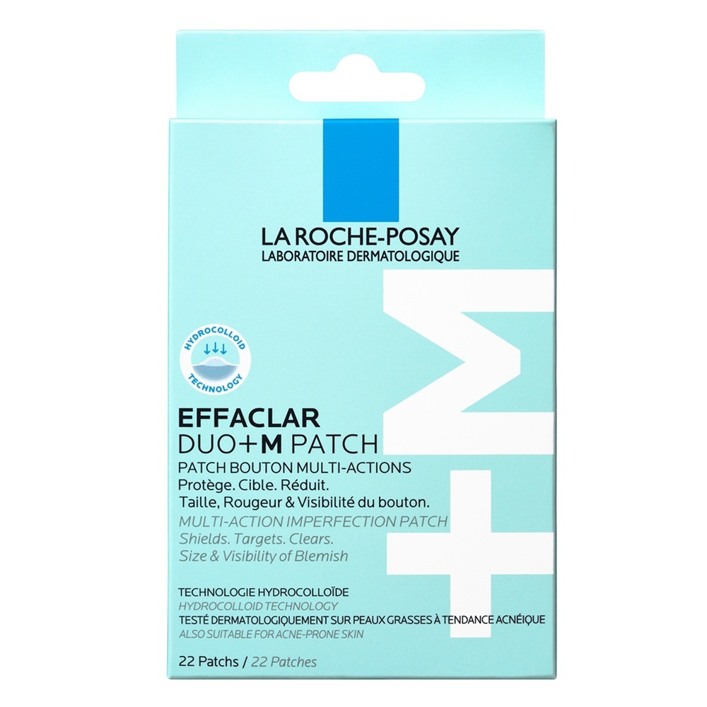 Plasturi anti-eruptii cutanate invizibili si ultra subtiri La Roche-Posay Effaclar Duo +M Patch, 22 bucati
