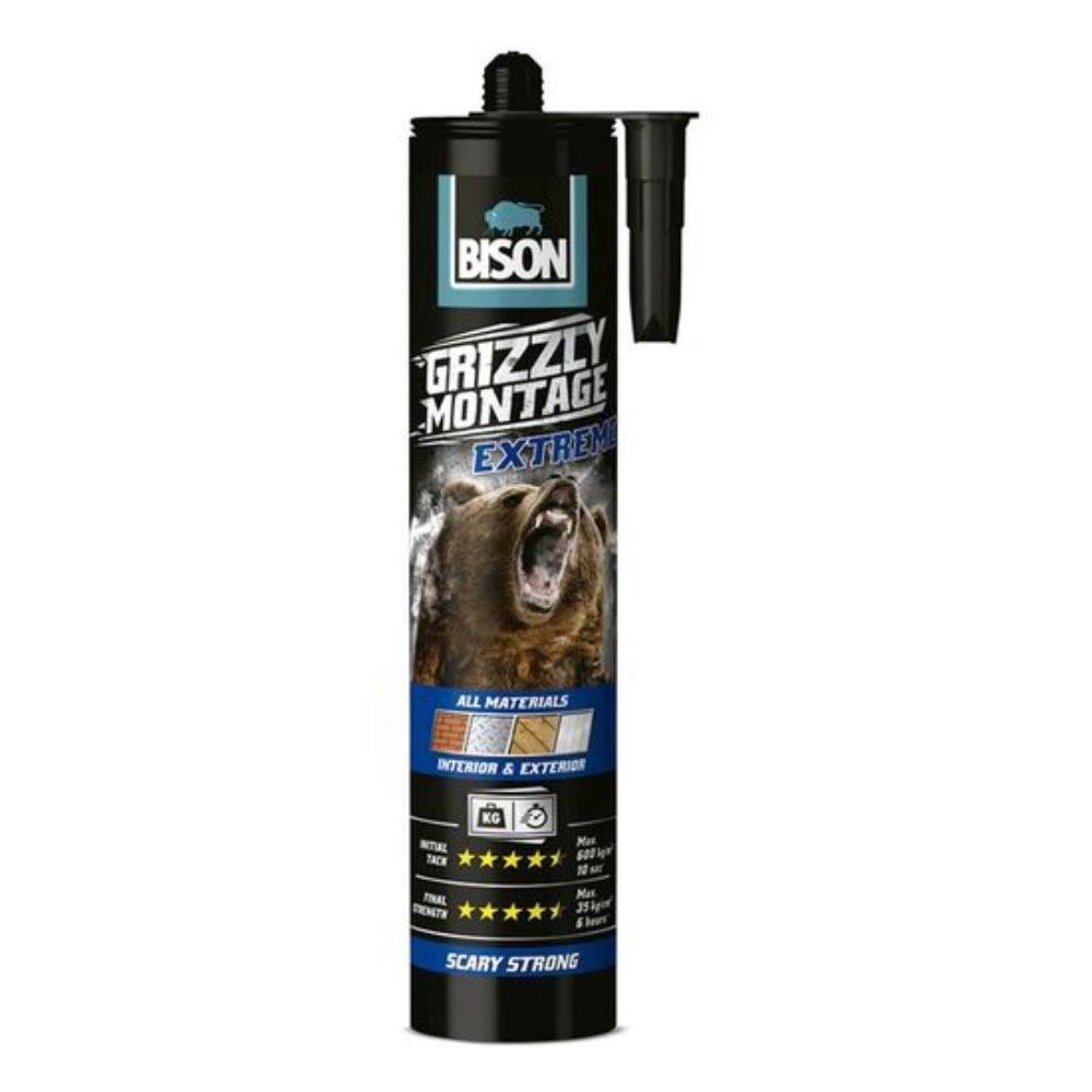 Adeziv pentru constructii Bison Grizzly Montage Extreme, 435 g