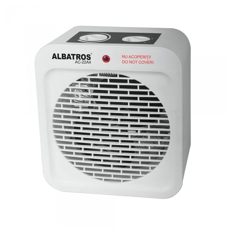 Aeroterma electrica AC-22A4 2 viteze Putere maxima 2000W Protectie Supraincalzire Alb