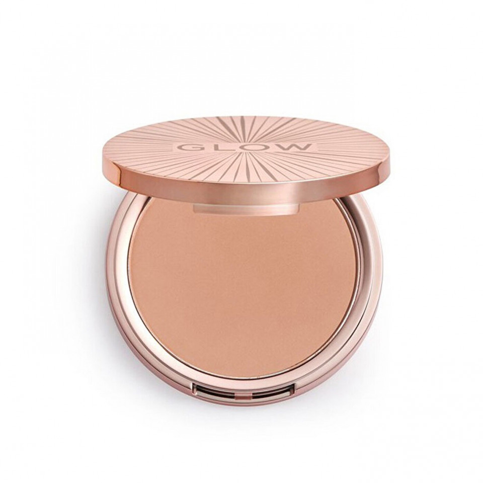 Pudra bronzanta compacta Makeup Revolution Glow Splendour Ultra Matte Bronzer (Concentratie: Pudra, Culoare produse: Fair, Gramaj: 15,5 g)