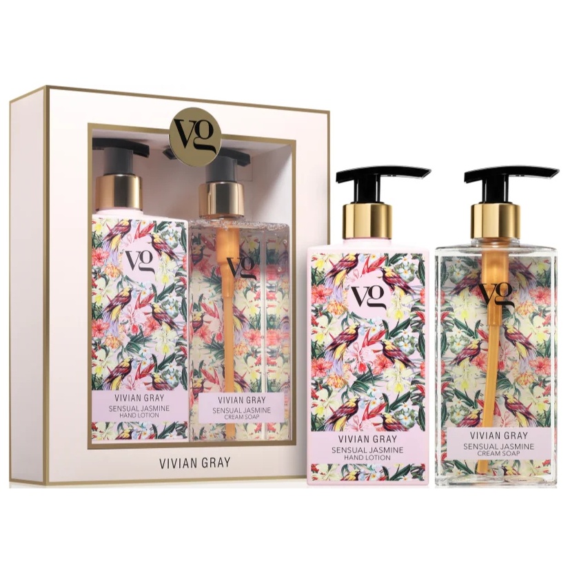 Set cadou Vivian Gray Sensual Jasmine Lotiune de corp, 350 ml + Gel de dus, 350 ml
