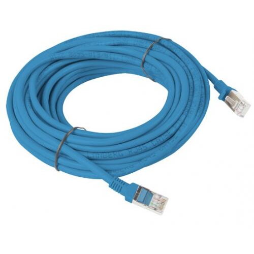 Patchcord Lanberg PCU5-10CC-1000-B, Cat5e, UTP, 10m, Blue