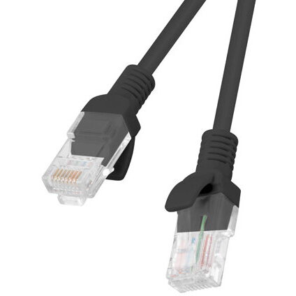 Cablu de retea Lanberg PCU6-10CC-0150-BK 1,5 m Cat6 U/UTP (UTP) Negru