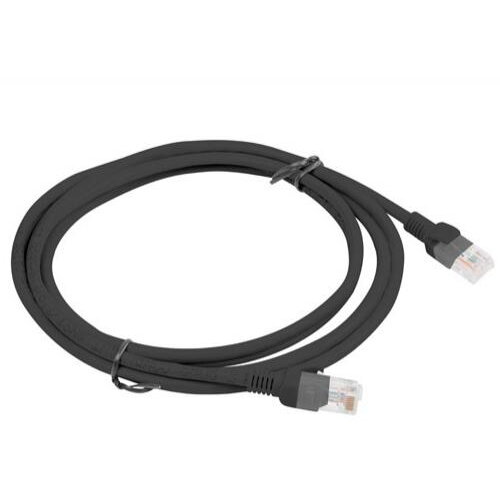 Patchcord Lanberg PCU5-10CC-0100-BK, Cat5e, UTP, 1m, Black