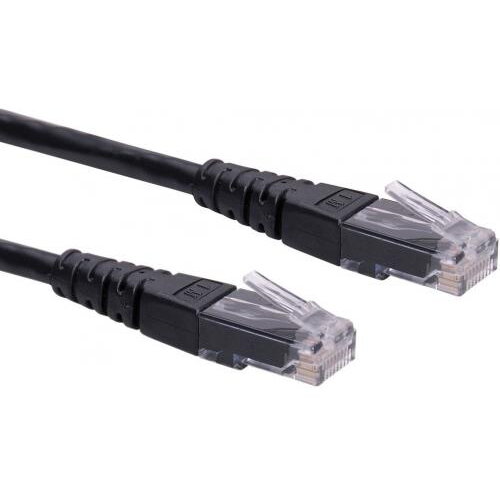 Patchcord Lanberg PCU6-10CC-0500-BK, Cat. 6, UTP, 5m, Negru