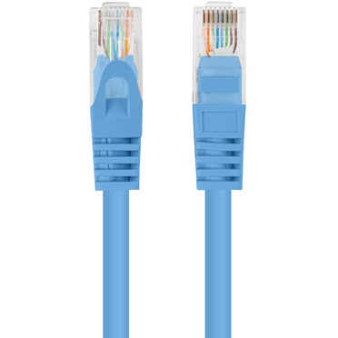 Patch Cord Lanberg , U/UTP, Cat. 6, 0.5 m, albastru