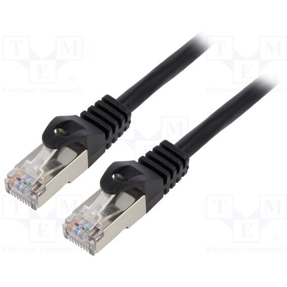 Lanberg Patchcord RJ45 cat.6 FTP 2m , negru