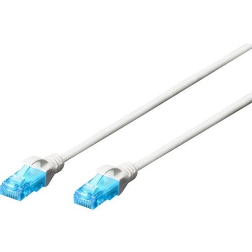 Cablu patch cord DK-1512-005/WH DIGITUS Premium CAT 5e UTP alb