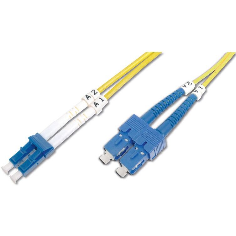 DIGITUS DK-2932-02 DIGITUS Fiber Optic Patch Cord, duplex SM 9/125 LC / SC 2m