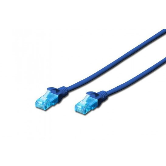 Cablu Digitus Premium Cat.5e UTP 0.25m DK-1512-0025/B