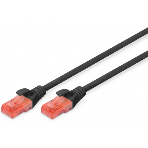 Cablu de conectare Digitus by Assmann DK-1612-030/BL, U/UTP, Cat6, 3m, Negru