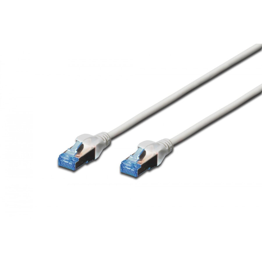 Cablu patch cord FTP DIGITUS Premium CAT 5e, lungime 1m, culoare gri