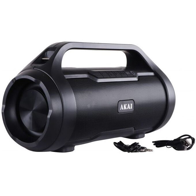 Boxa portabila AKAI ABTS-50, Bluetooth, rezistenta la apa, Radio FM, USB, SD card