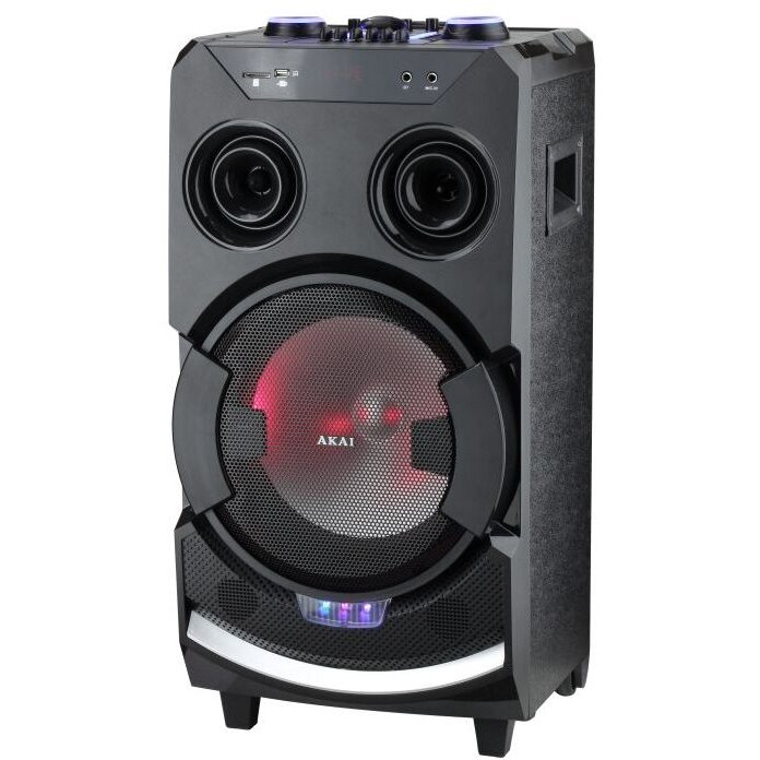 Boxa portabila Akai ABTS-112 cu BT, USB, FM Radio, microfon, baterie reincarcabila