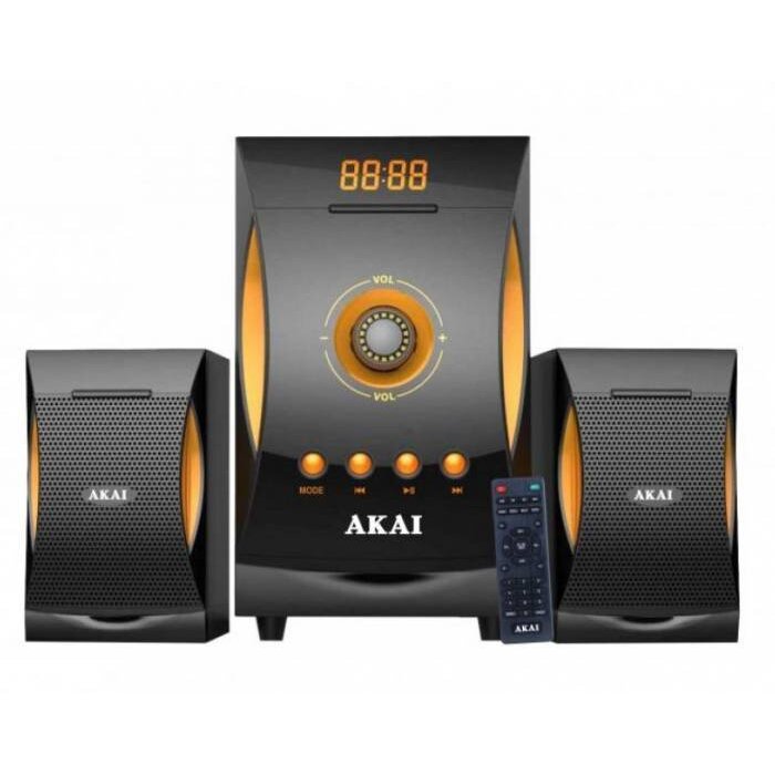 Akai Sistem  Boxe Active 2.1 Bluetooth, Negru