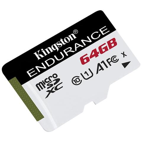 Card de memorie Kingston MicroSDXC Endurance, 64 GB, 95R/30W, Clasa 10, UHS-I