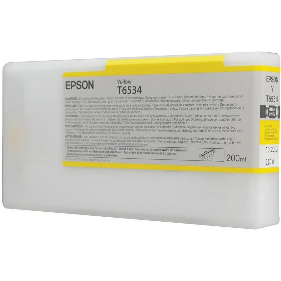 CARTUS YELLOW C13T653400 200ML ORIGINAL EPSON STYLUS PRO 4900