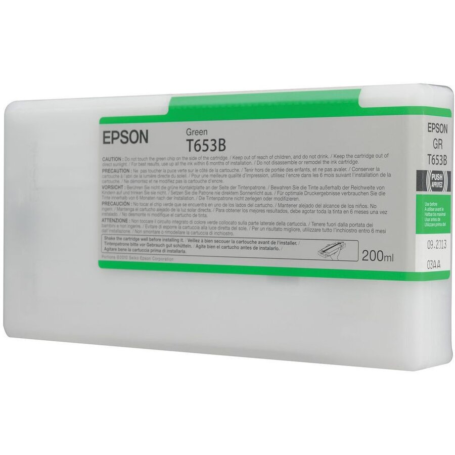 CARTUS GREEN C13T653B00 200ML ORIGINAL EPSON STYLUS PRO 4900
