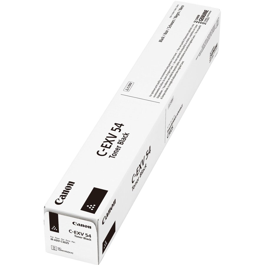 CARTUS TONER BLACK C-EXV54BK 15,5K ORIGINAL CANON IR C3025