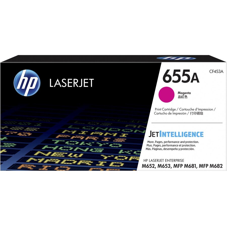 CARTUS TONER MAGENTA NR.655A CF453A 10,5K ORIGINAL HP LASERJET ENTERPRISE M652N